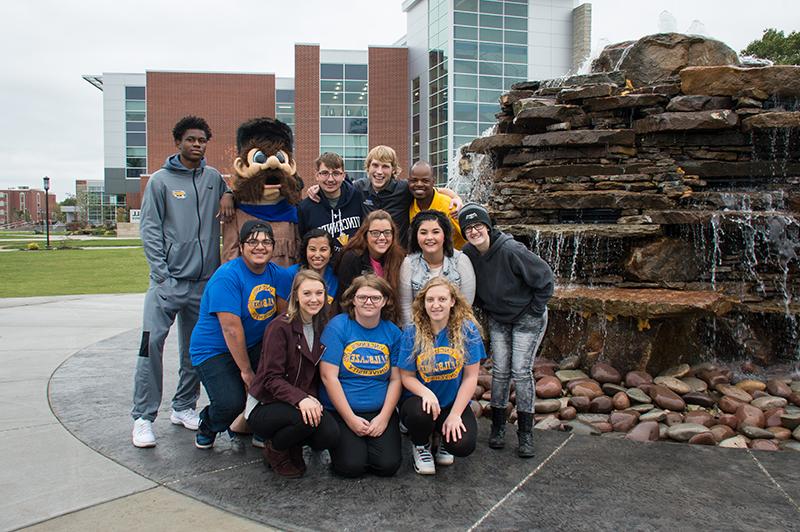 students at updike with Willy